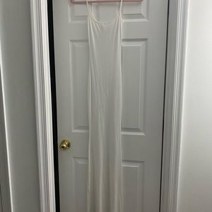 NWOT SKIMS Soft Lounge Long Slip Dress in Marble
